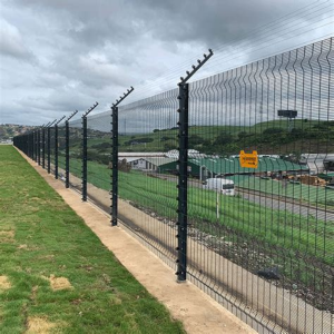 Clear View Security Fence Panel – 76x25mm Aperture, 76x76mm Posts
