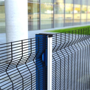 Clear View Security Fence Panel – 76x12.7mm Aperture, 76x76mm Posts